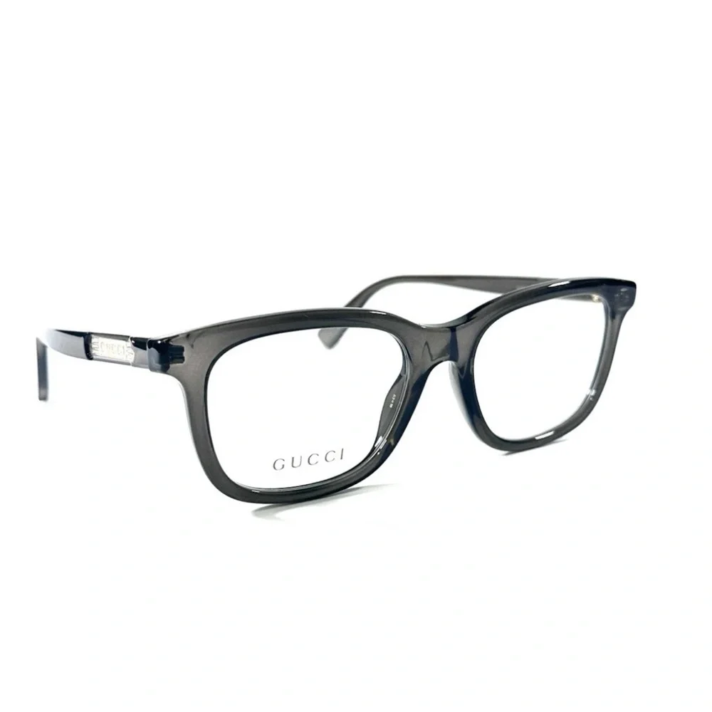 Gucci Eyeglasses Frames GG0938O 005 Gray Olive Full Rim 53mm GG 0938  Authentic